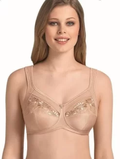 Anita Comfort Safina Non Wired Bra With Comfort Straps (Sand) -Fashion Lingerie Store anita 5448 safina bra skin