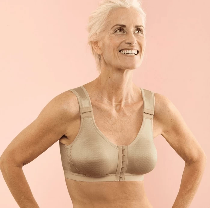 Anita Care London Lymph Relief Front Closure Bra (Sand) 2 Anita Care London Lymph Relief Front Closure Bra (Sand) - Image 2