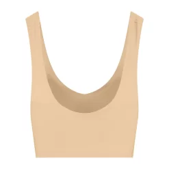 Bye Bra Bra Top V-Neck -Fashion Lingerie Store bra top v neck beige Back