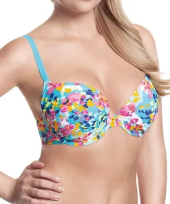 Cleo Lulu Plunge Underwired Moulded Bikini Top