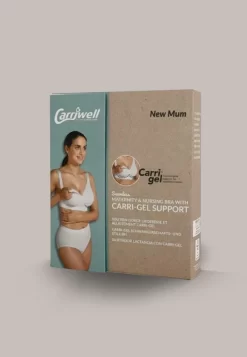 Carriwell Maternity & Nursing Bra With Carri-Gel Support -Fashion Lingerie Store packshot 3100 carrigel maternity and nursing bra pkt f1