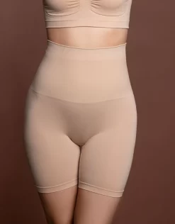Bye Bra Seamless Short -Fashion Lingerie Store seamless short beige front